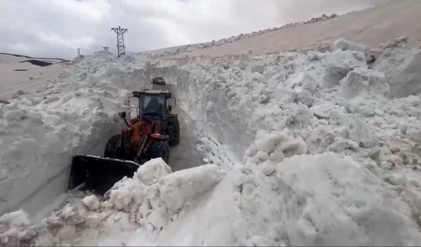 Şırnak'ta karla mücadele çalışmaları 7 aydır sürüyor