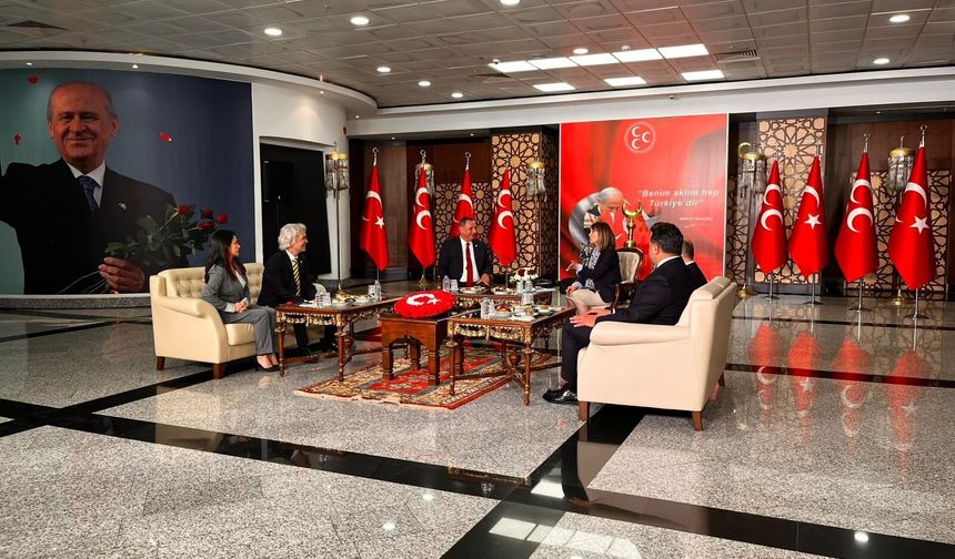 Demokratik Sol Parti'den MHP'ye bayram ziyareti