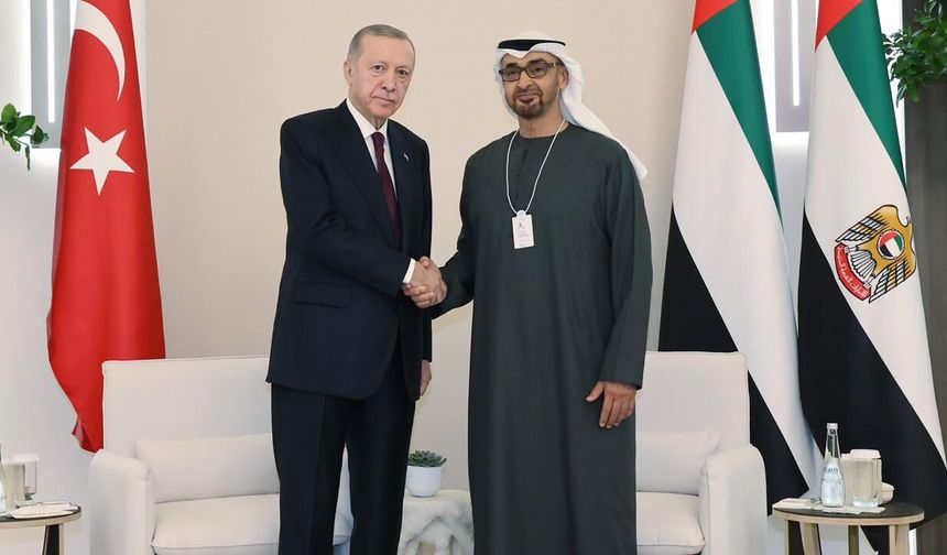 Erdoğan, BAE Başkanı Al Nahyan ile görüştü!