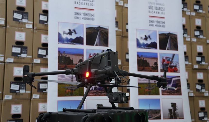 Sınır güvenliği için termal kameralı 391 dron envantere alındı