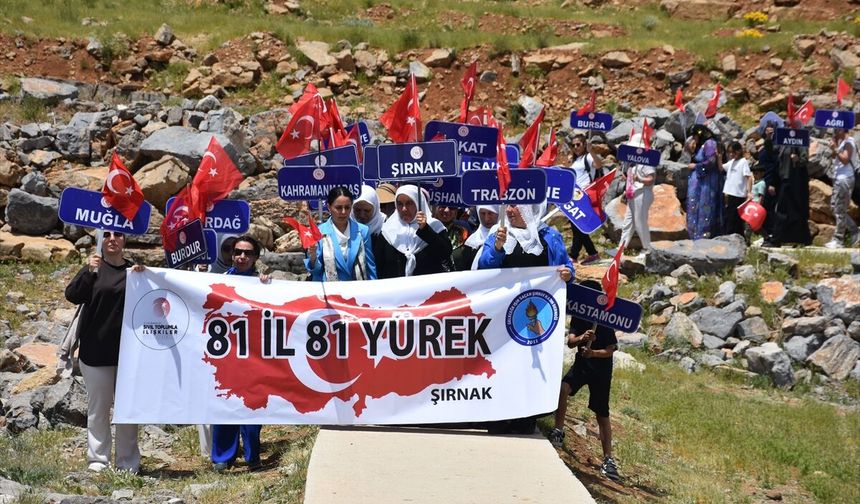 Şehit ve gazi aileleri Cudi'de: Artık ocaklara ateş düşmesin!