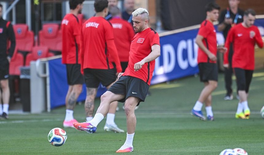 A Milli Futbol Takımı, San Jose'deki ilk antrenmanını yaptı