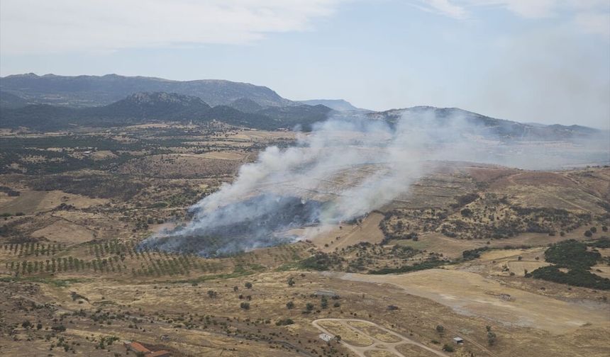 Çanakkale'de korkutan orman yangını