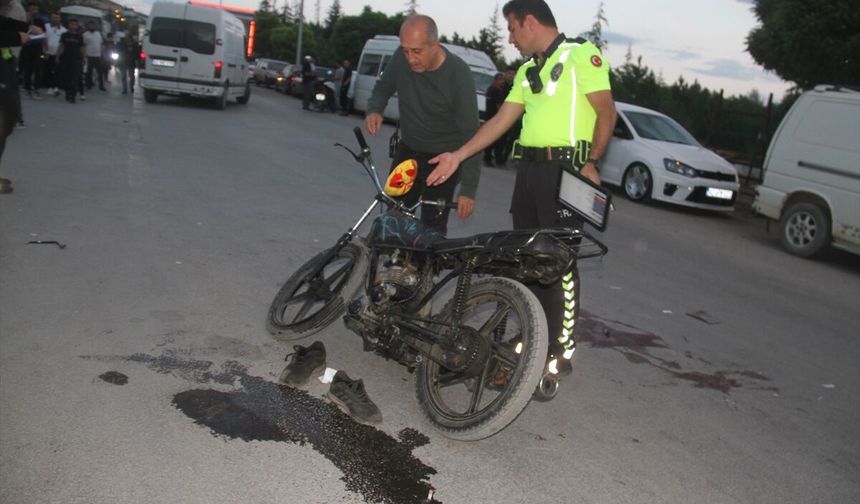 Polisten kaçan şahıs kamyona çarptı