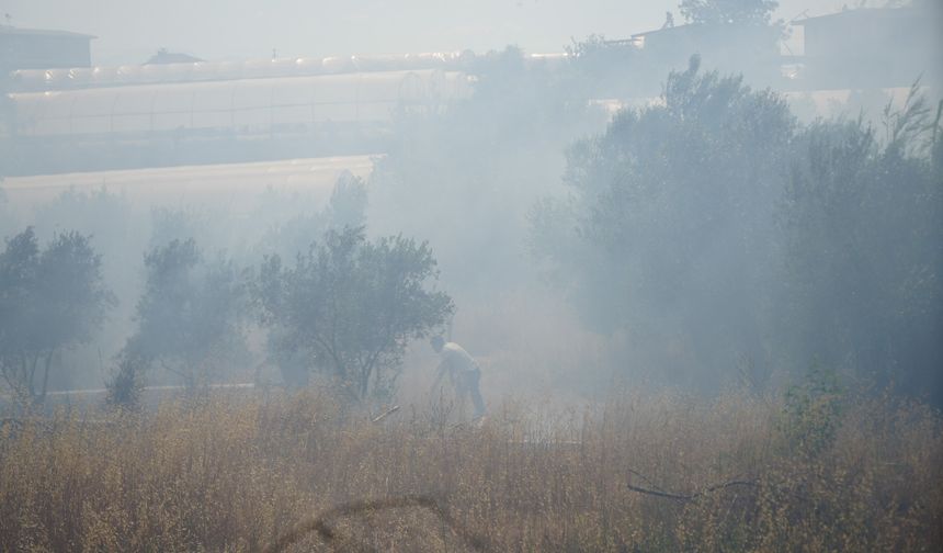 Antalya'da korkutan yangın