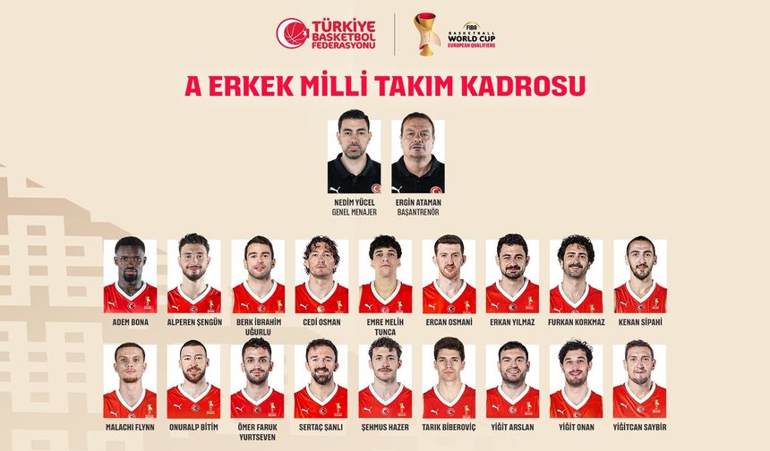 A Milli Basket Takımı'nın aday kadrosu açıklandı!