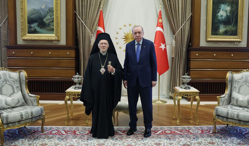 Erdoğan, Bartholomeos’u kabul etti!
