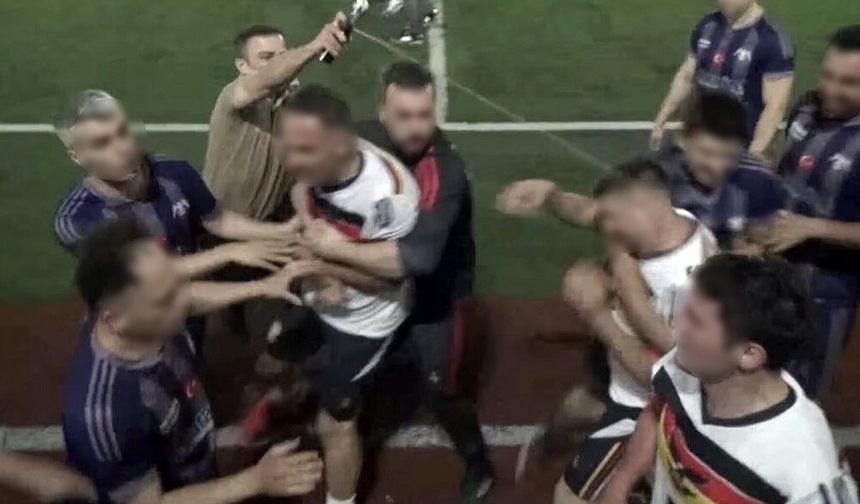 Kaymakamlık Turnuvasında polisler ile lokantacılar kavga etti!!