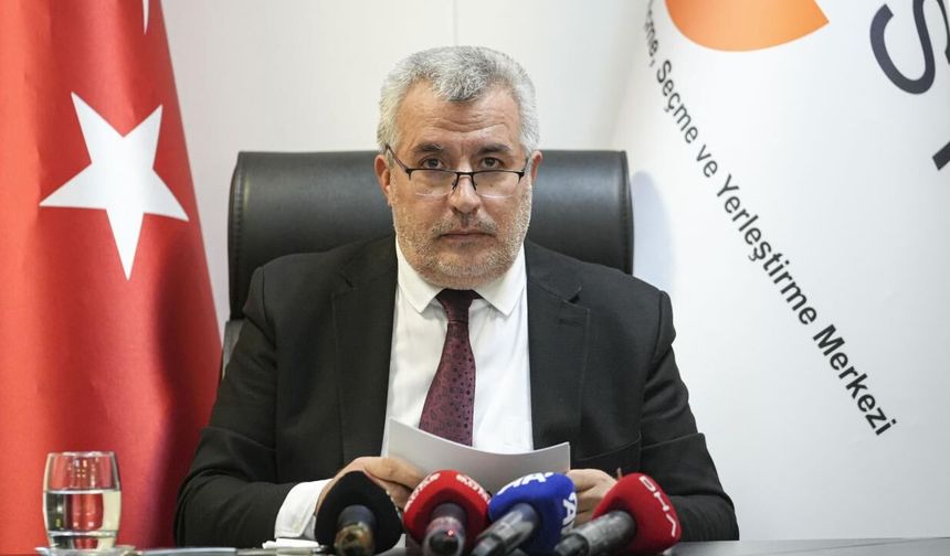 ÖSYM Başkanı Ersoy, YKS’ye giren adayları tebrik etti
