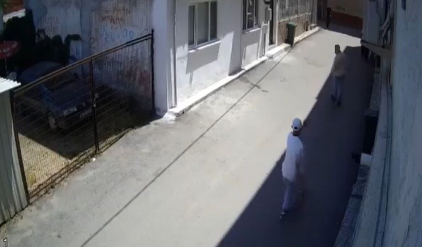 Bursa’da kurşunların havada uçuştuğu çatışma kamerada