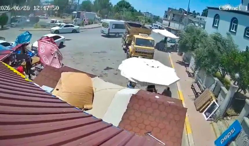 Serik'te hortum paniği