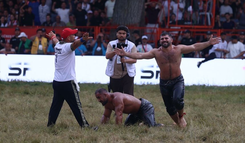 Kırkpınar'da altın kemerin sahibi Erkan Taş oldu