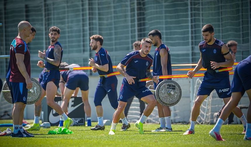 Trabzonspor hazırlıkların ilk etabını tamamladı!