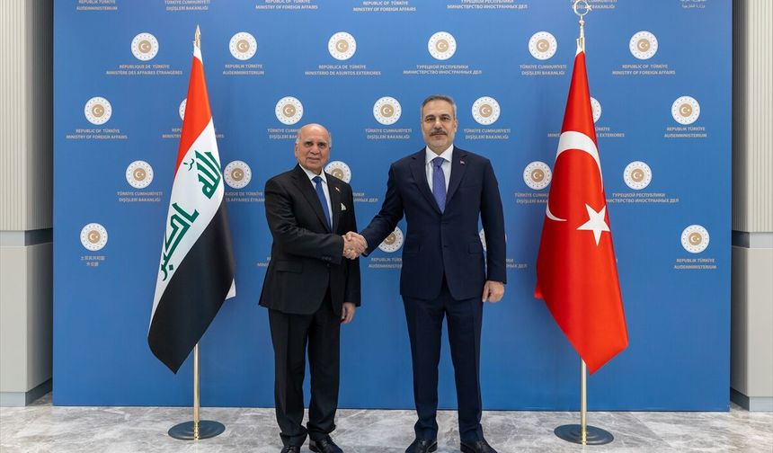 Bakan Fidan, Iraklı mevkidaşı ile bir araya geldi