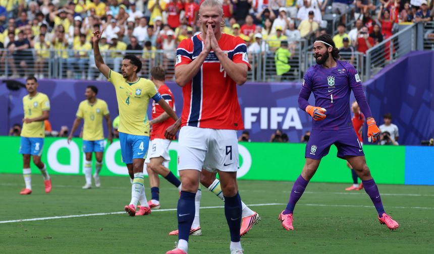 Haaland Brezilya'yı yıktı, Norveç çeyrek finalde