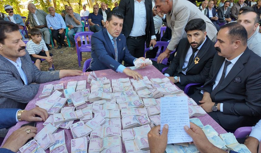 35 koyun kesildi, 6 milyon lira takı takıldı!