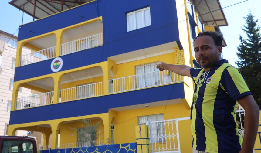 Fanatik ailenin  ‘Fenerbahçeli evi’ simge haline geldi