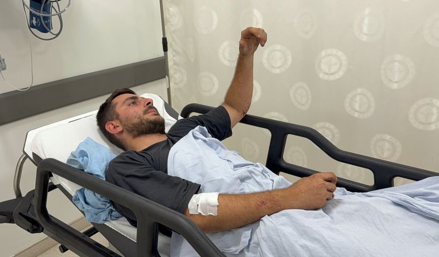 Vurulan gemide yaralanan genç, saldırı anlarını anlattı