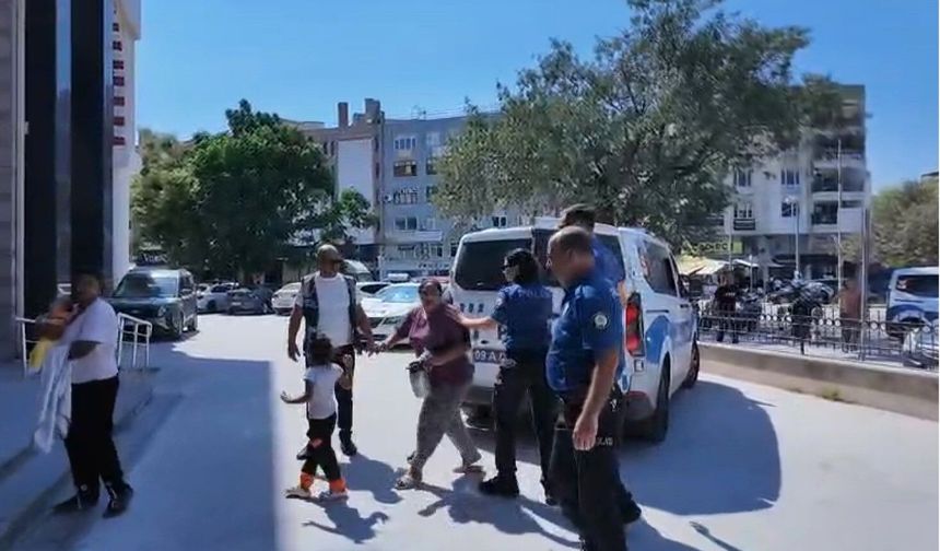 Zabıta memurunu darbeden 2 kadın dilenci tutuklandı