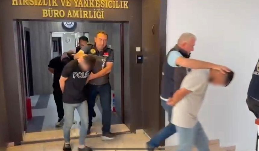 Ankara'da oto hırsızlık şebekesi çökertildi!