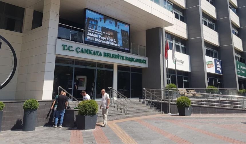 Çankaya Belediyesine yönelik soruşturma: 3 gözaltı