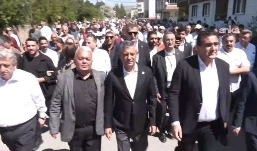 Özgür Özel, Sivas'ta: 33 yıldır burada bir kor ateş yanıyor!
