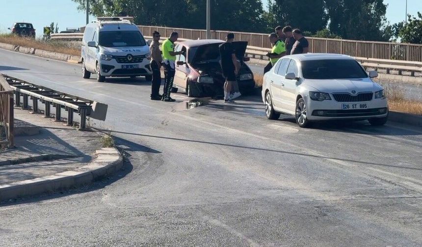 Refüje çıktı asfalt yağ ile kaplandı