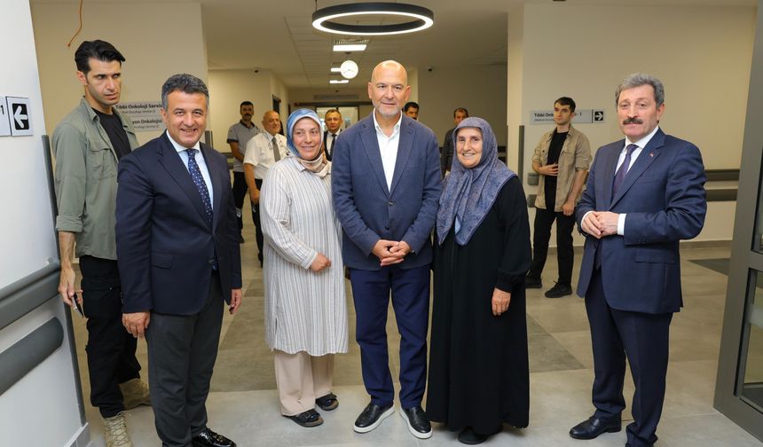 Süleyman Soylu Samsun'da ziyaretlerde bulundu