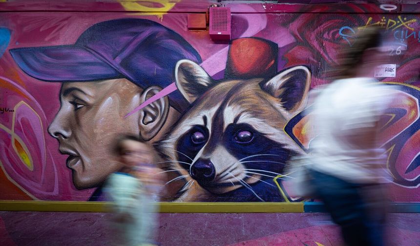 Farabi 'Art' Geçidi' grafitiyle renklendirildi!