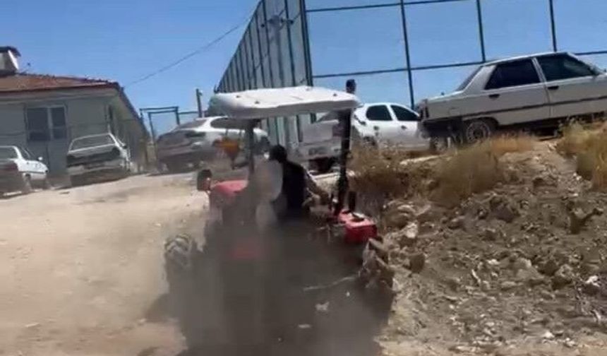 Hayvan otlatma kavgasında traktörlü saldırı