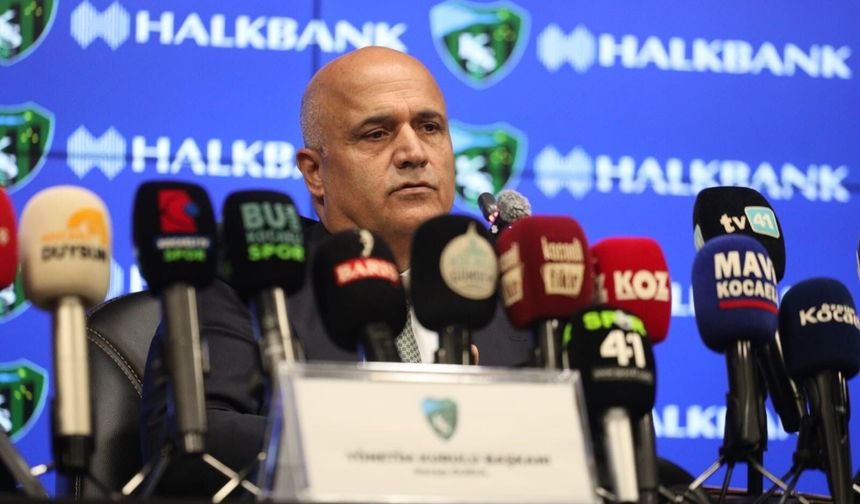 Kocaelispor Başkanı: Lafa gelince herkes Kocaelisporlu!