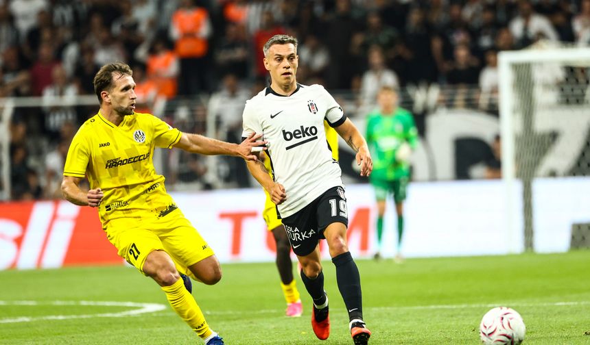 Leandro Trossard ilk kez Beşiktaş formasını giydi