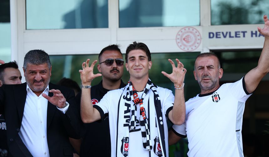Beşiktaş’ın yeni transferi Miretti, İstanbul’a geldi