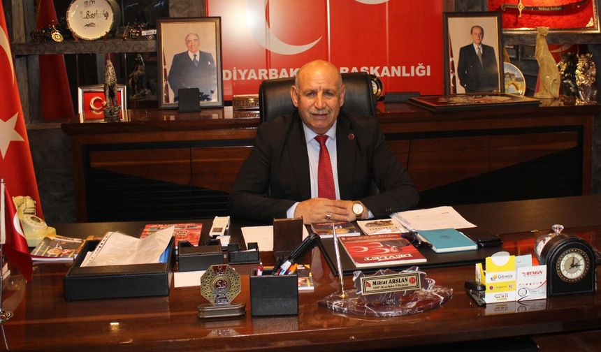 MHP Diyarbakır’da Revizyon: Miktat Arslan Görevden Alındı!