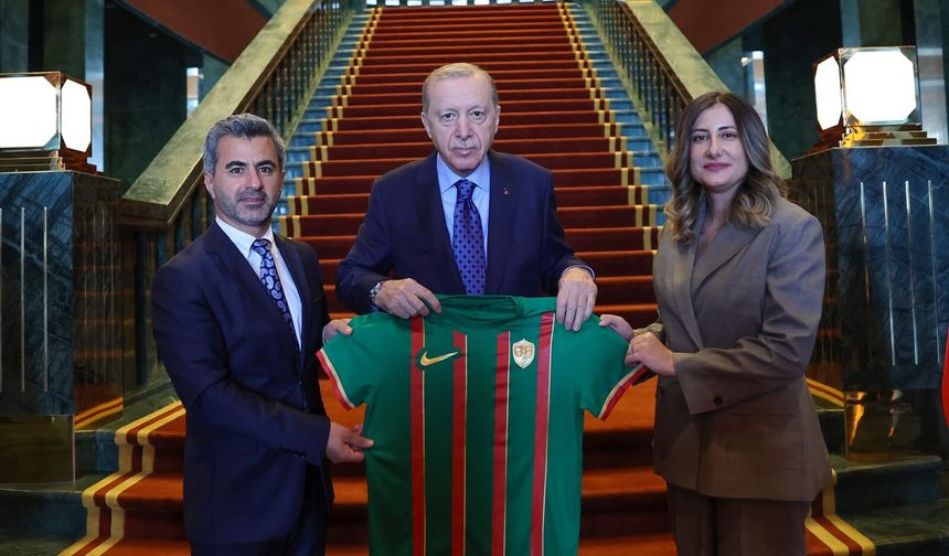 Cumhurbaşkanı Erdoğan Amedspor'u kabul etti!