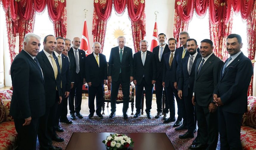 Erdoğan 4 büyük takımın başkanını kabul etti!