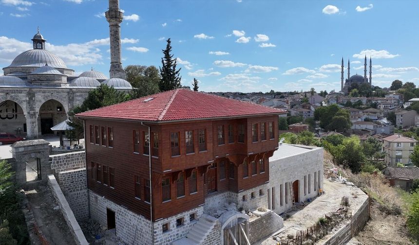 İhya edilen Edirne Mevlevihanesi ekimin ikinci haftasında hizmete açılacak