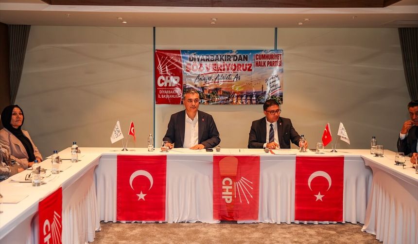 CHP Sözcüsü Sarı, Diyarbakır'da konuştu