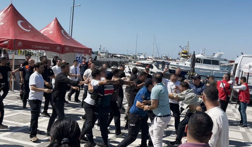 Silivri’de gergin anlar: Basın mensuplarına saldırı kamerada