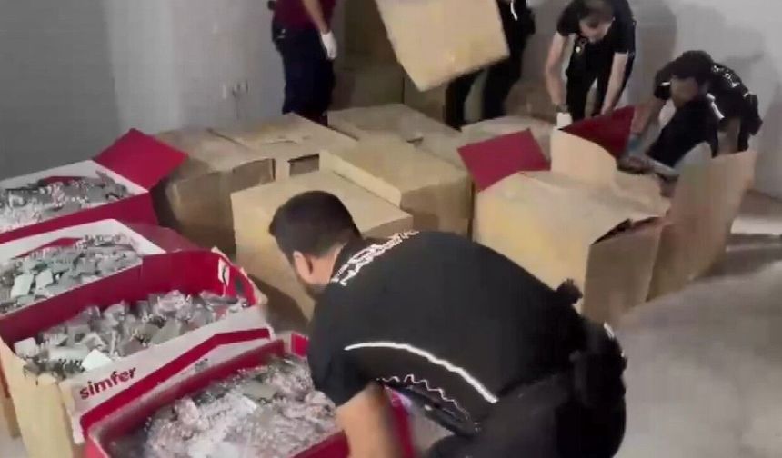 Milyonlarca adet uyuşturucu hap ele geçirildi!