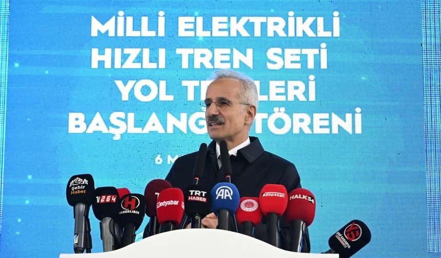 Bakan Uraloğlu: İkinci Milli Hızlı Tren setimizin üretimine başladık!