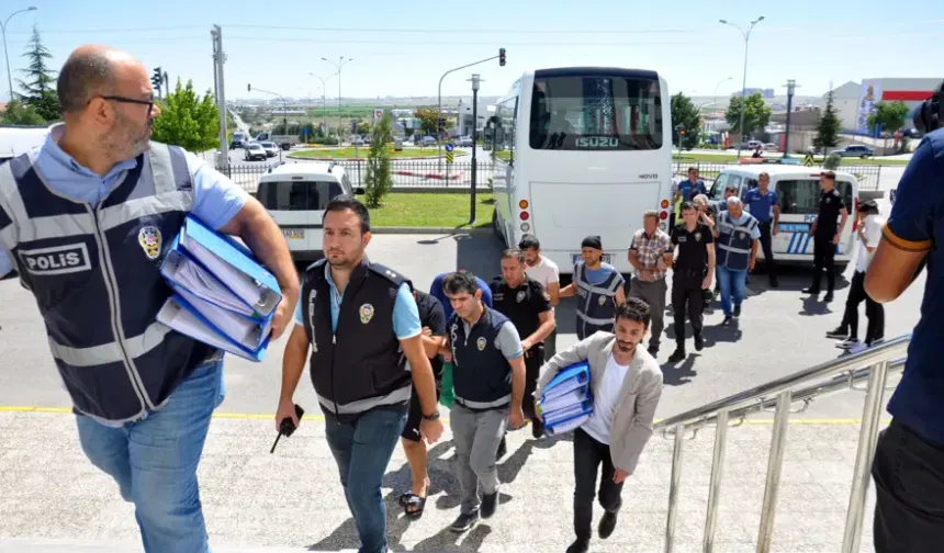 11 milyonluk vurgun yapan 11 kişi tutuklandı