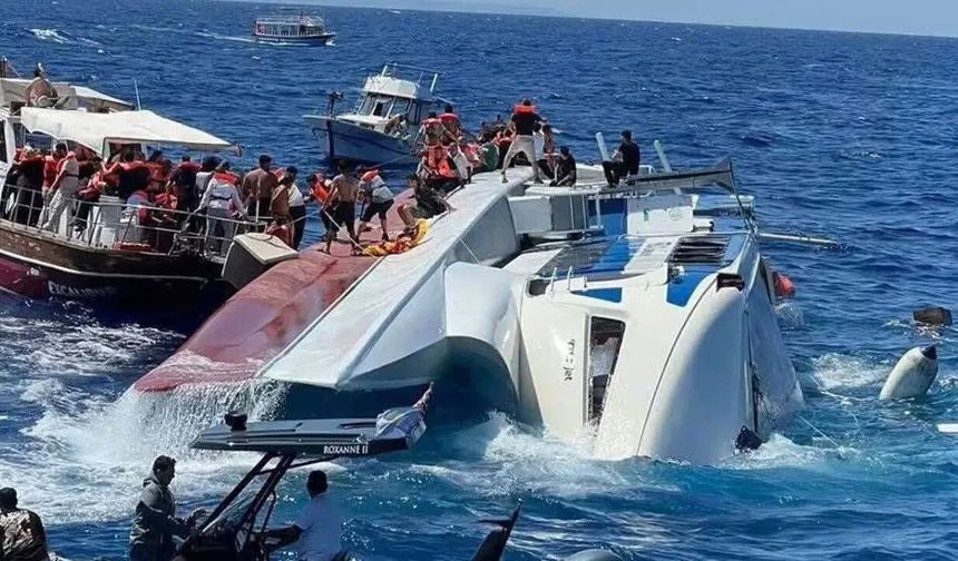 Girne açıklarında batan gemiyle ilgili arama çalışmasında 6'ncı naaşa ulaşıldı
