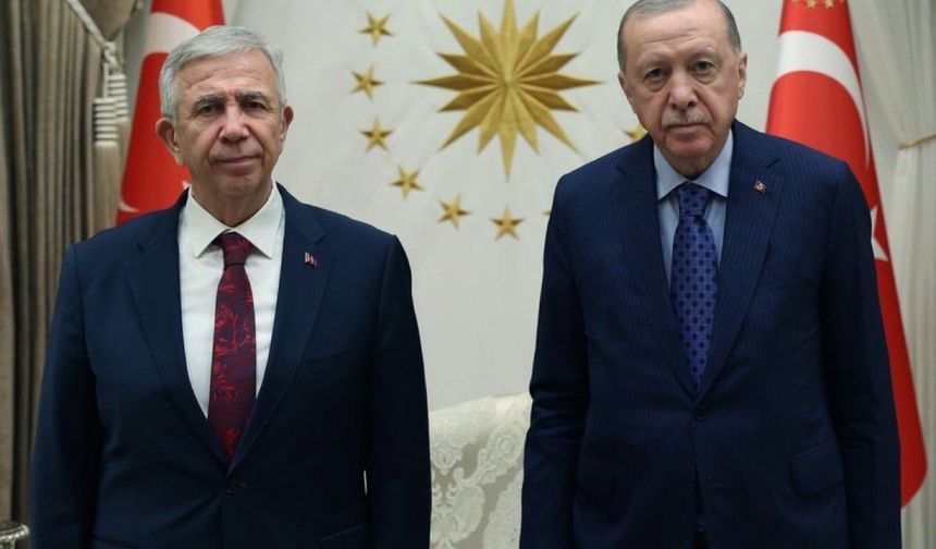 Erdoğan, Mansur Yavaş'ı kabul etti