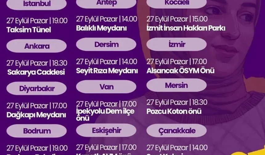 Rojin Kabaiş için 13 kentte adalet eylemi