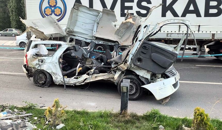 Ankara'daki kazada 2 kişi öldü
