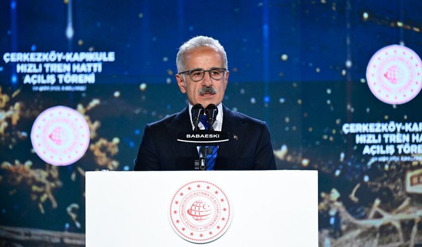 Çerkezköy-Kapıkule hattı açıldı: Hızlı trenle Avrupa bağlantısı