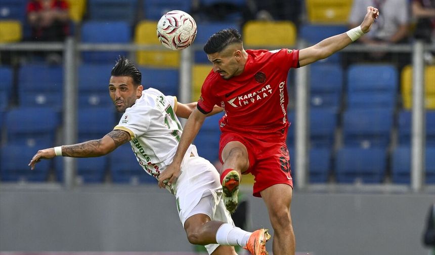 Amedspor son dakikada galibiyeti kaçırdı!