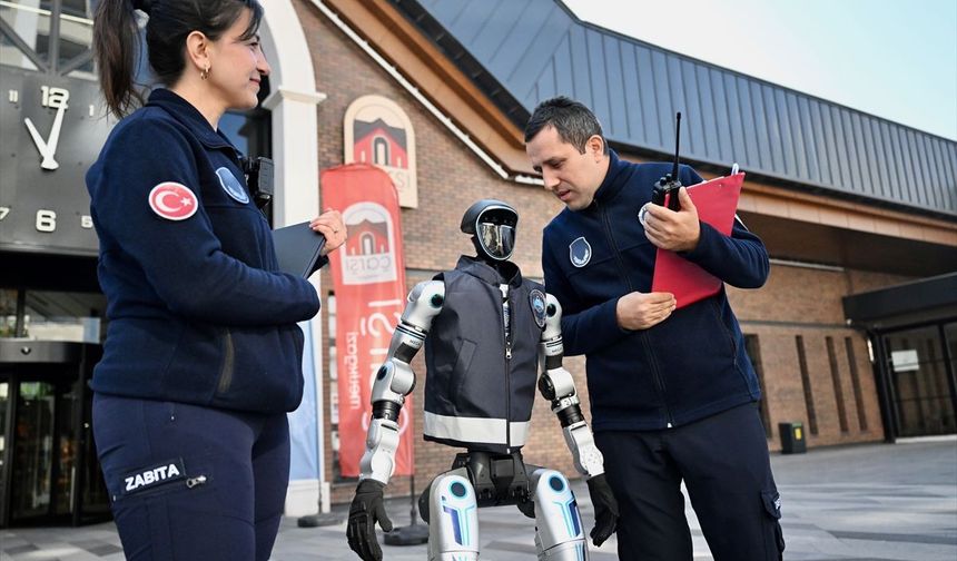 Robot zabıta denetimlere katıldı!