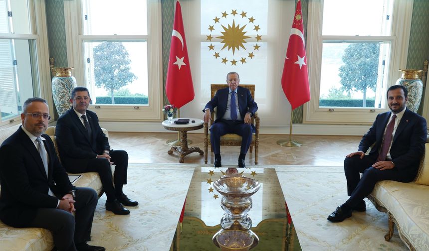 Erdoğan, Çekmeköy Belediye Başkanını kabul etti!